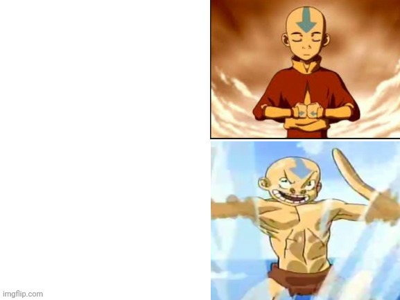Another new template for avatar fans called aang running | image tagged in aang running | made w/ Imgflip meme maker