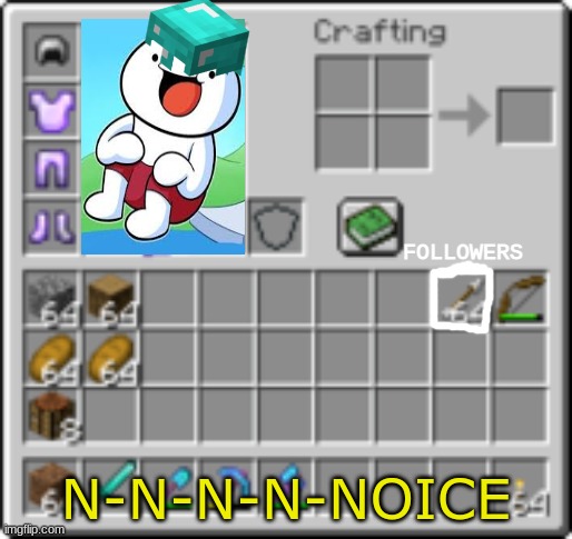 64 followers | FOLLOWERS; N-N-N-N-NOICE | image tagged in yay,funny,theodd1sout | made w/ Imgflip meme maker