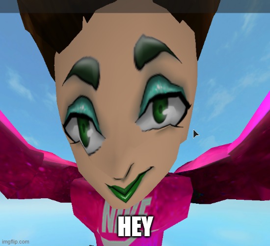 roblox james charles glitch | HEY | image tagged in roblox james charles glitch | made w/ Imgflip meme maker
