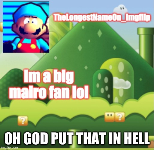 My tempo | OH GOD PUT THAT IN HELL | image tagged in my tempo | made w/ Imgflip meme maker