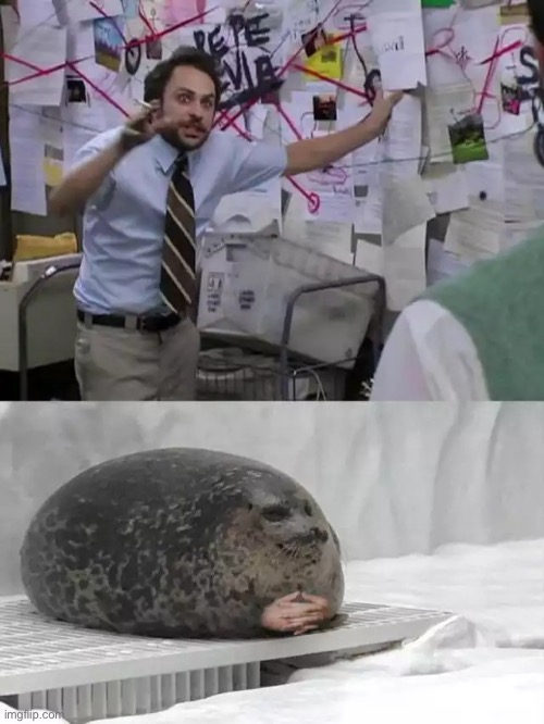 Man explaining to seal | image tagged in man explaining to seal | made w/ Imgflip meme maker