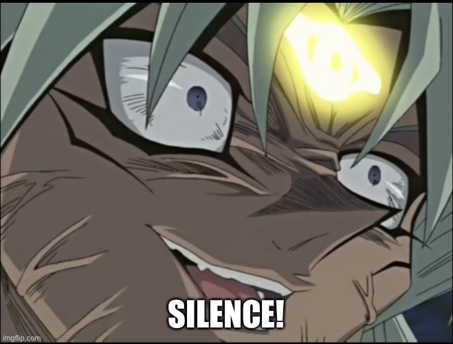 Melvin “SILENCE!” | SILENCE! | image tagged in melvin silence | made w/ Imgflip meme maker