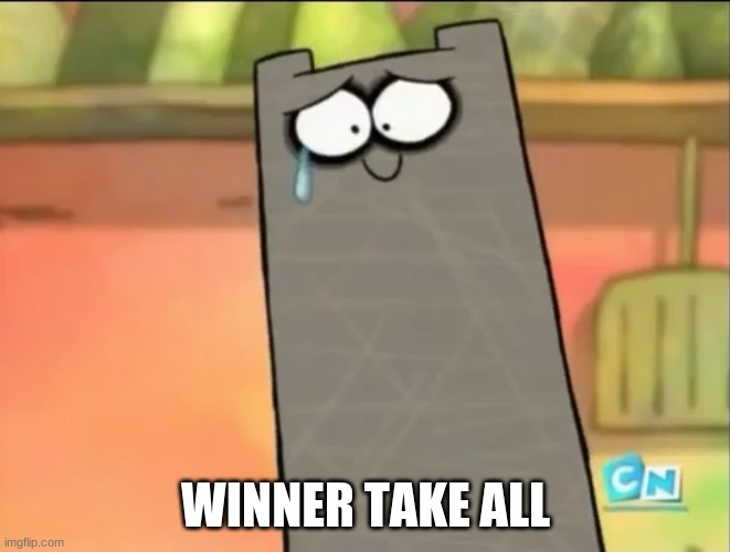 who's up for a lyric chain of Sweet Victory? | WINNER TAKE ALL | image tagged in tear of joy schnitzel | made w/ Imgflip meme maker