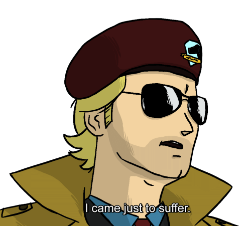 High Quality Kazuhira Miller I came just to suffer Blank Meme Template