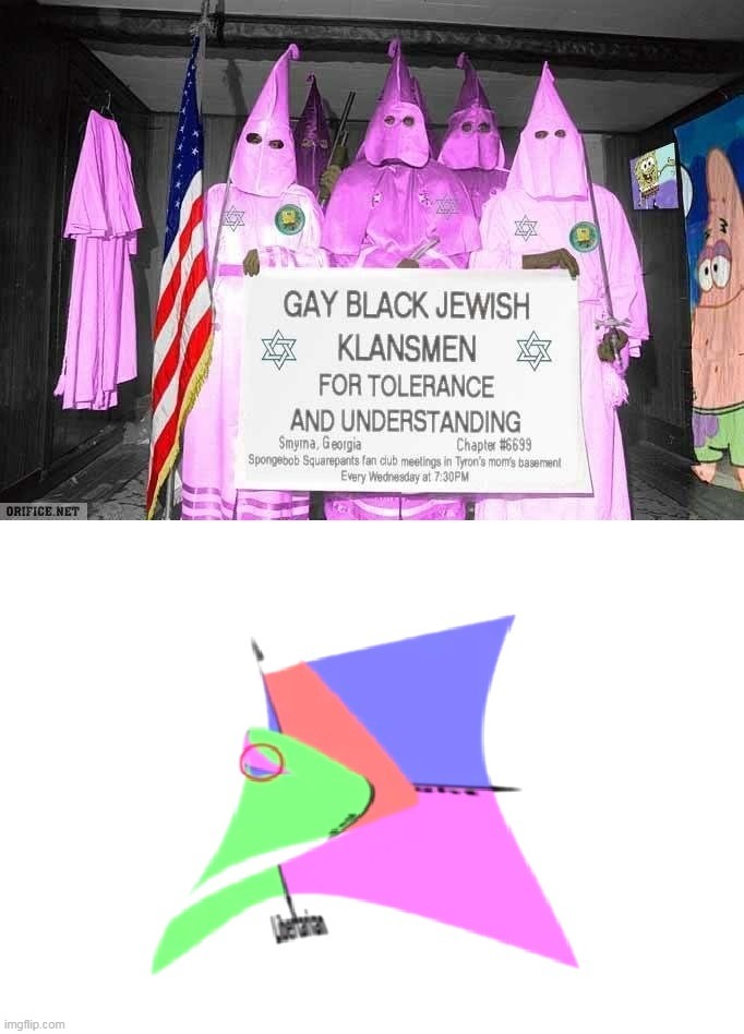 Gay, Black, Jewish,... Klansmen? | image tagged in memes,political compass,homosexuality,ku klux klan,jewish,black people | made w/ Imgflip meme maker