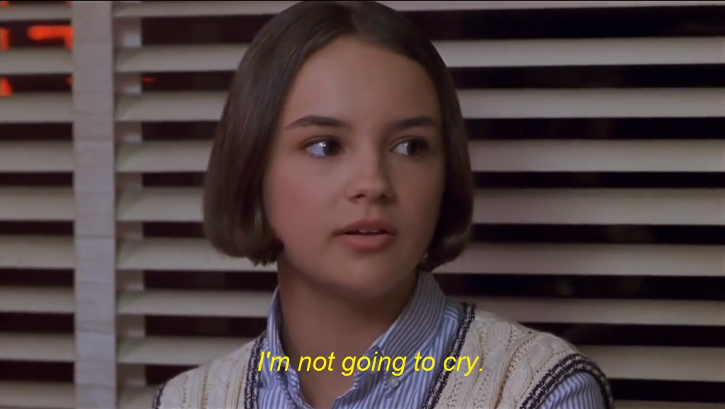 High Quality Mary Anne of the Baby-Sitters Club Movie: I'm not going to cry Blank Meme Template