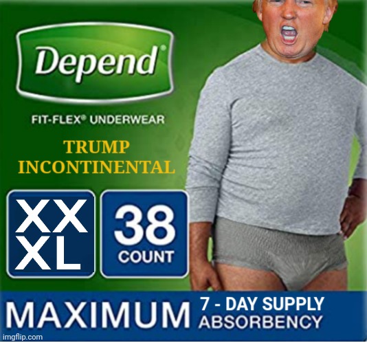 Trump Fully Prepared to Testify if Needed | image tagged in depends,trump,big boy panties | made w/ Imgflip meme maker