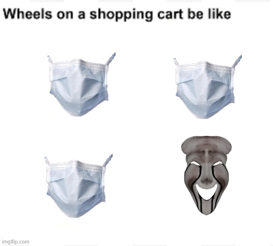 Wheels on a shopping cart be like | image tagged in wheels on a shopping cart be like,scp meme,scp | made w/ Imgflip meme maker