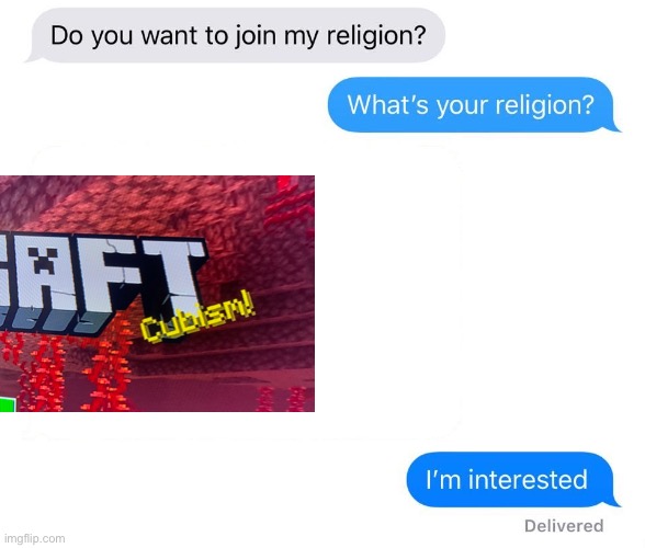 All hail Minecraft | image tagged in whats your religion | made w/ Imgflip meme maker