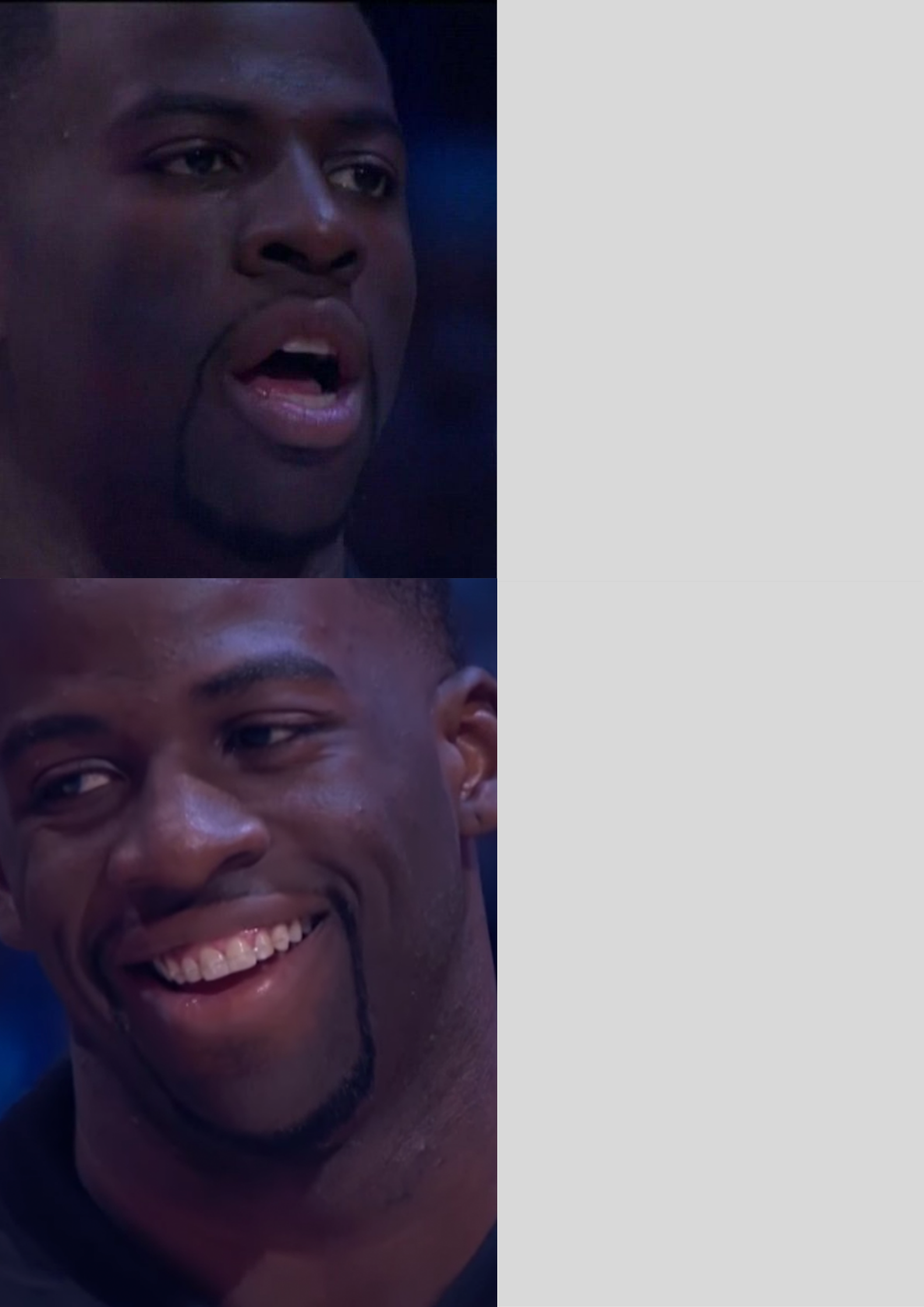 High Quality draymond green meme template Blank Meme Template