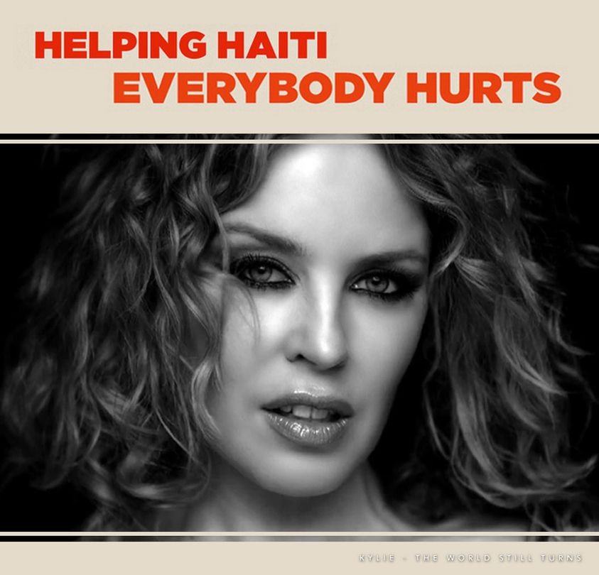 Kylie Helping Haiti Blank Meme Template