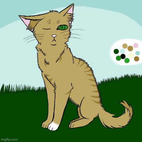 Dandelionfrost S: cat (3rd oldest OC) | made w/ Imgflip meme maker