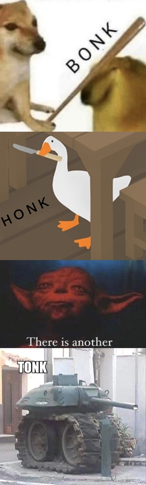 You've heard of | H O N K | image tagged in bonk,peace was never an option,yoda there is another,tonk | made w/ Imgflip meme maker