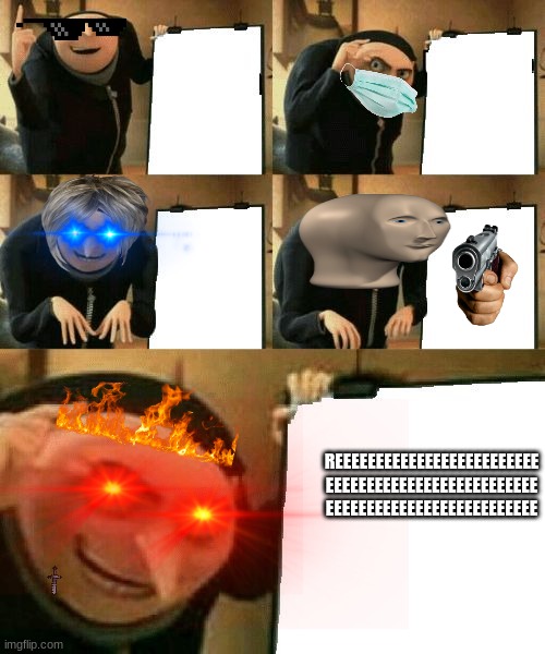 Gru Meme Template