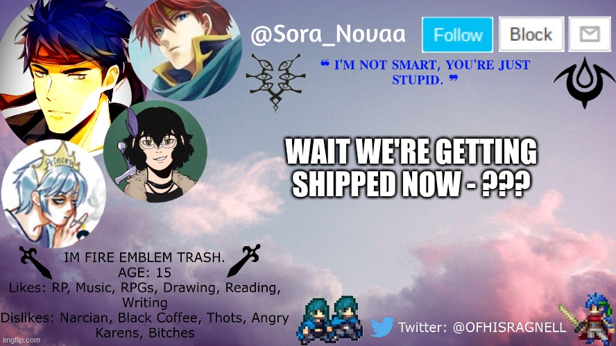 WAIT WE'RE GETTING SHIPPED NOW - ??? | made w/ Imgflip meme maker