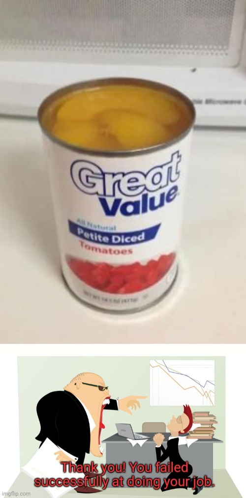 image tagged in thank you you failed successfully at doing your job | made w/ Imgflip meme maker