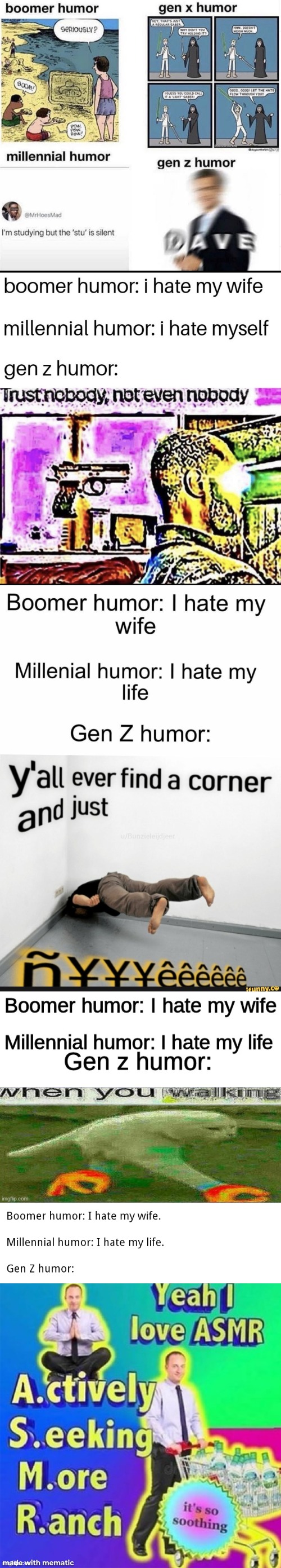 Gen z humor: E | made w/ Imgflip meme maker