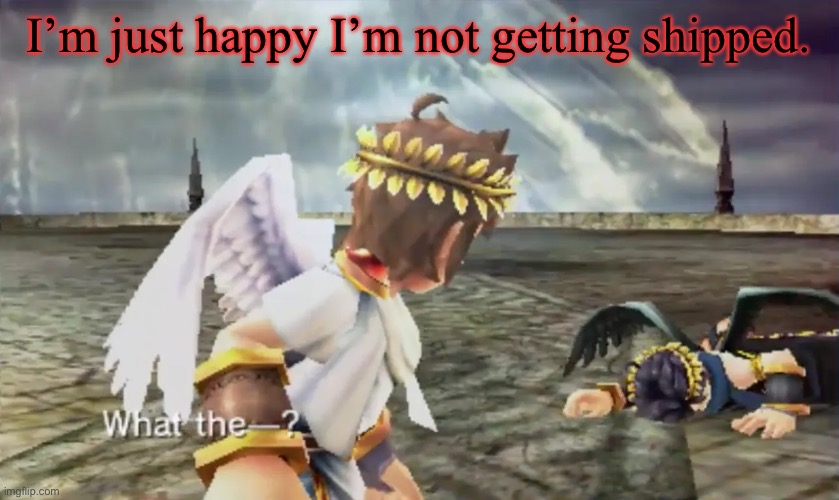 Kid Icarus | I’m just happy I’m not getting shipped. | image tagged in kid icarus | made w/ Imgflip meme maker