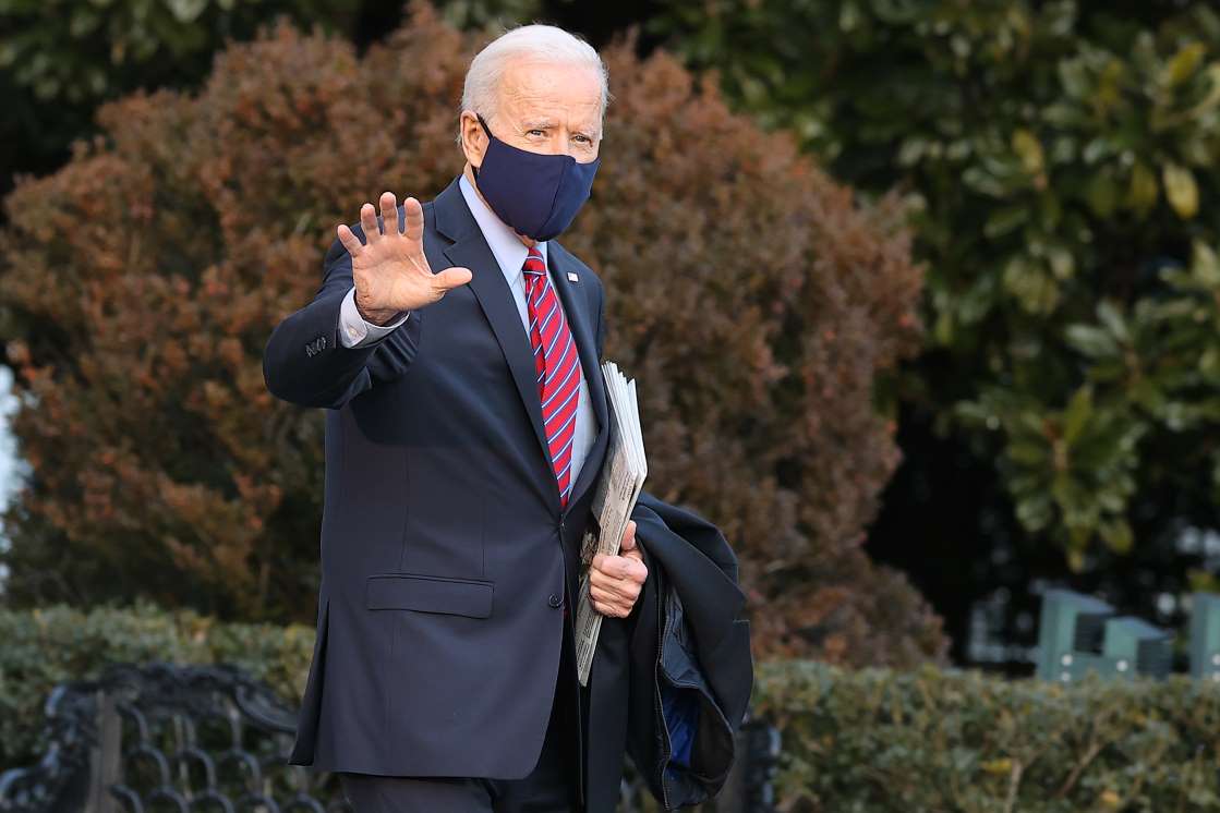 Joe Biden face mask Blank Meme Template