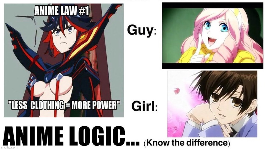 Laws of anime | made w/ Imgflip meme maker