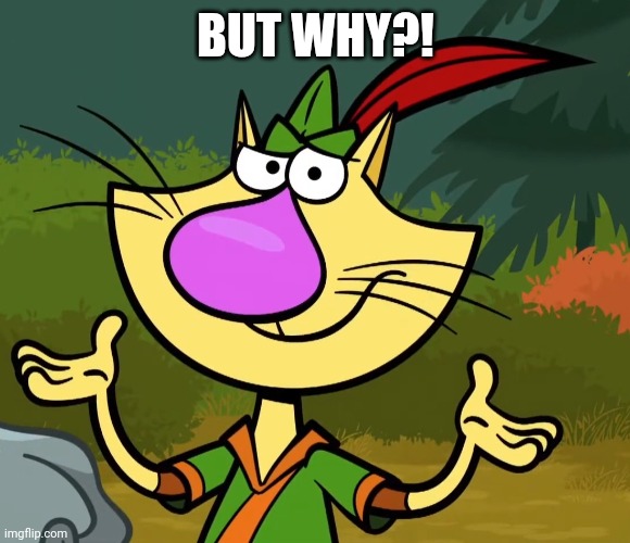 Confused Nature Cat 2 | BUT WHY?! | image tagged in confused nature cat 2 | made w/ Imgflip meme maker