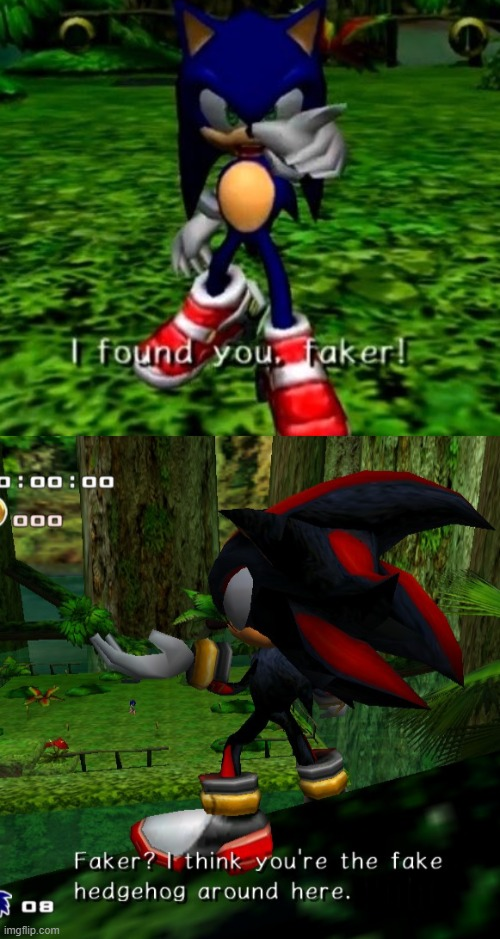 Here's the Sonic, Shadow, and Silver meme template I used for my meme.  Credit not necessary. Enjoy. : r/sonicmemes