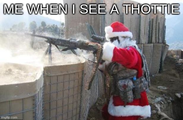 Hohoho | ME WHEN I SEE A THOTTIE | image tagged in hohoho | made w/ Imgflip meme maker