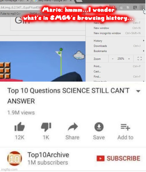 lol | image tagged in memes,funny,mario,smg4,questions | made w/ Imgflip meme maker