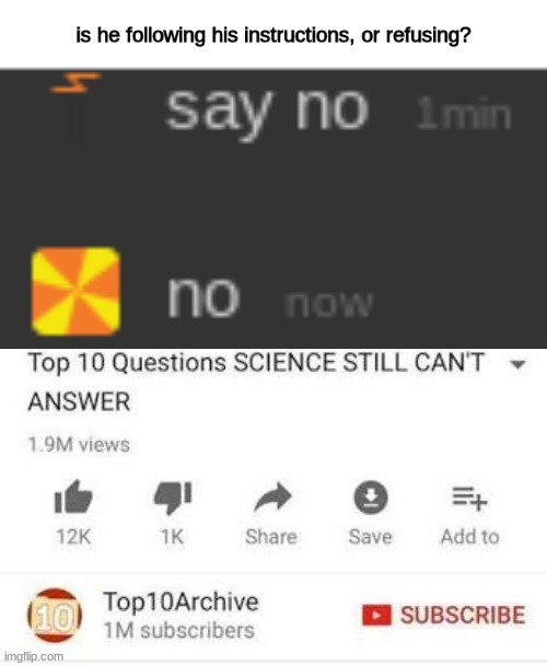 This is extremely trippy | image tagged in top 10 questions science still can't answer | made w/ Imgflip meme maker