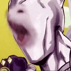 High Quality killer queen with cat face scream Blank Meme Template