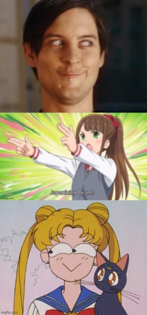I like sailor moon, don't judge me | image tagged in memes,spiderman peter parker,japanizing beam,sailor moon | made w/ Imgflip meme maker