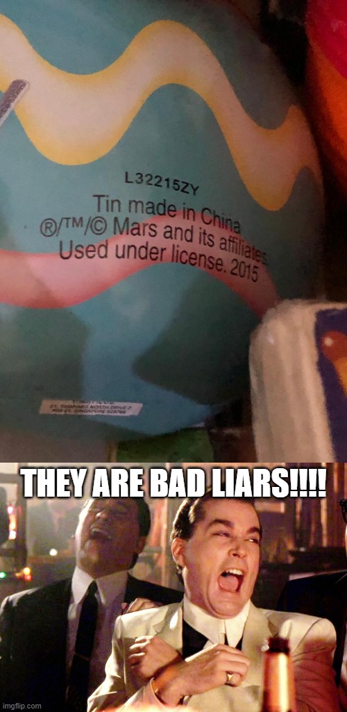 THEY ARE BAD LIARS!!!! | image tagged in memes,good fellas hilarious | made w/ Imgflip meme maker