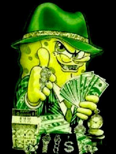 Gangster Spongebob Blank Meme Template