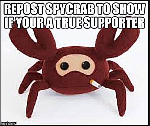 image tagged in spycrab | made w/ Imgflip meme maker