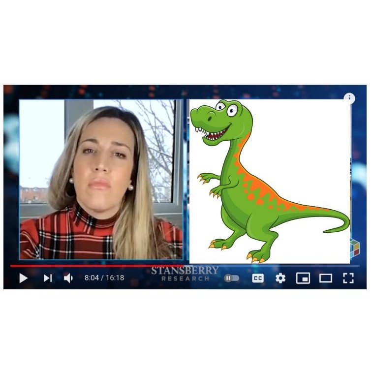 High Quality Daniela Cambone Interviews a Dinosaur Blank Meme Template