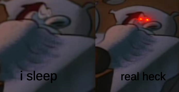 I sleep- Blank Meme Template