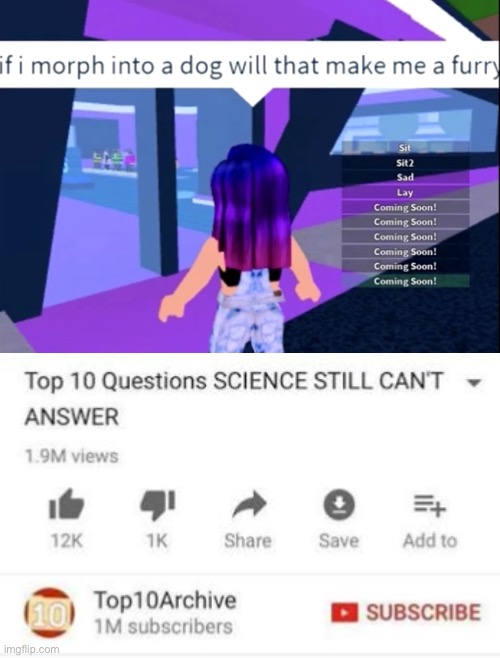 lmao | image tagged in memes,funny,cursed image,roblox,top 10 questions science still can't answer,questions | made w/ Imgflip meme maker