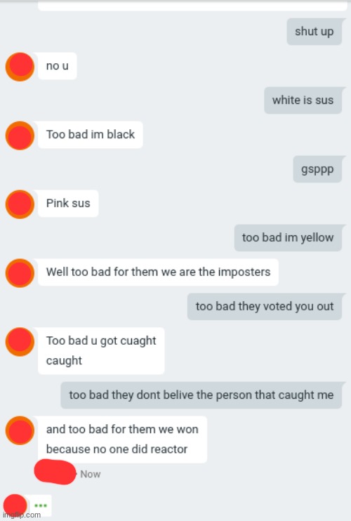 the average conversation between my bsf and i | image tagged in google hangouts | made w/ Imgflip meme maker