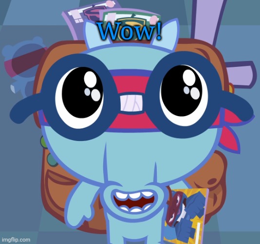 Sniffles's Cute Eyes (HTF) | Wow! | image tagged in sniffles's cute eyes htf | made w/ Imgflip meme maker