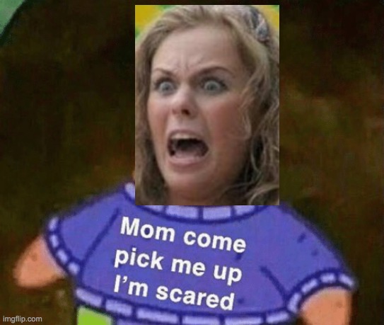 Mom come pick me up i'm scared | image tagged in mom come pick me up i'm scared | made w/ Imgflip meme maker