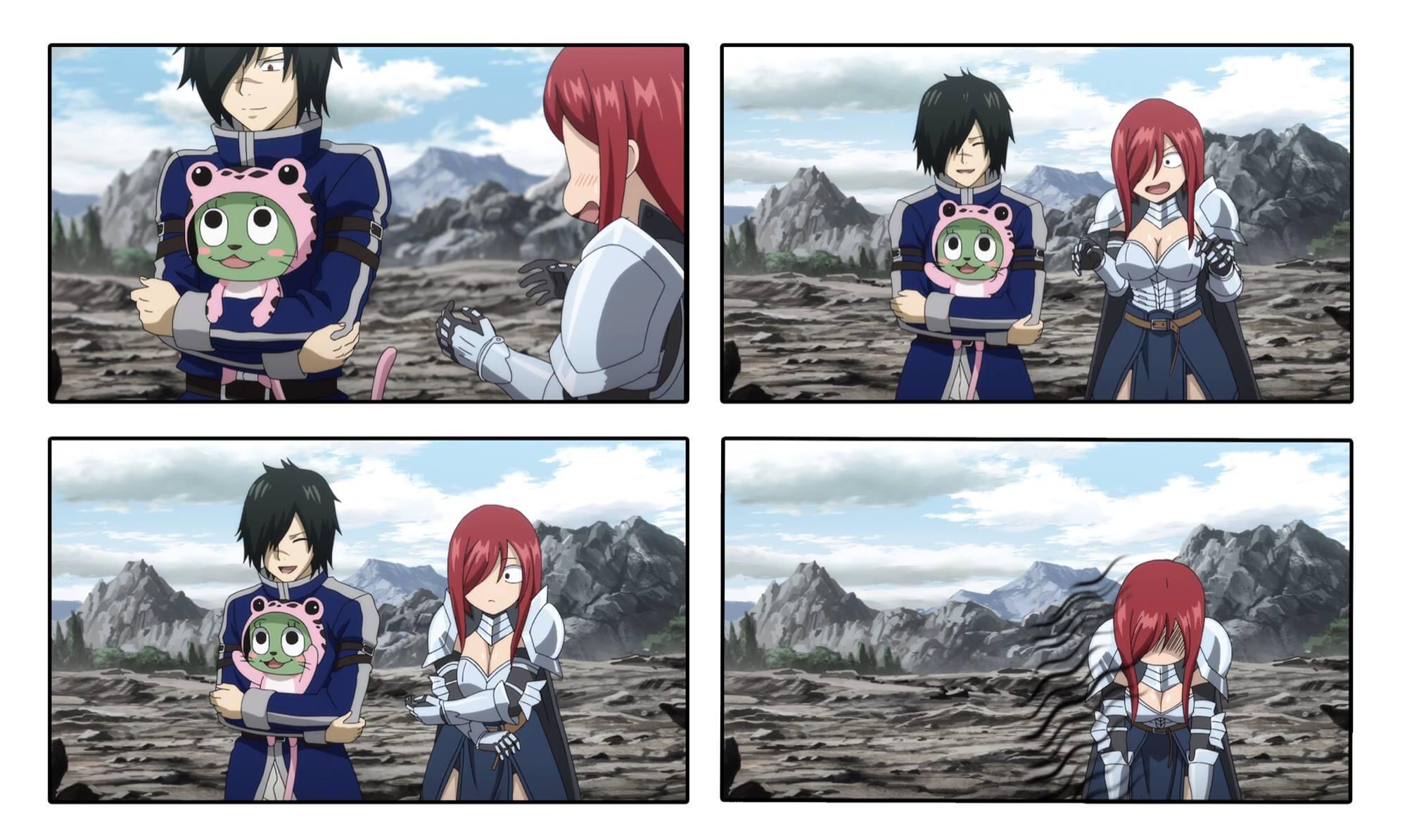 Frosch Erza Template Blank Meme Template