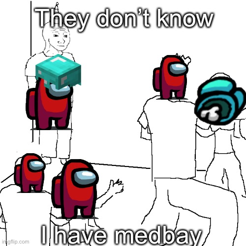 Medbay | They don’t know; I have medbay | image tagged in they don't know | made w/ Imgflip meme maker