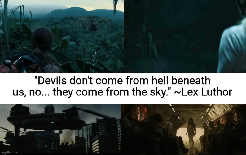 image tagged in suicide squad,what are memes,lex luthor,dceu,dc forever,devil | made w/ Imgflip meme maker