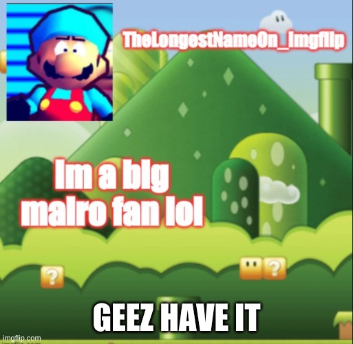 My tempo | GEEZ HAVE IT | image tagged in my tempo | made w/ Imgflip meme maker