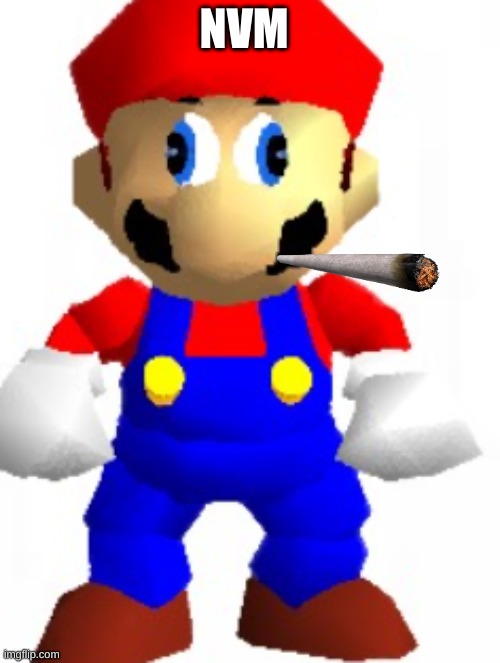 Mairo | NVM | image tagged in mairo | made w/ Imgflip meme maker