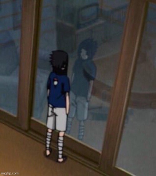 Sasuke looking like a stick | made w/ Imgflip meme maker