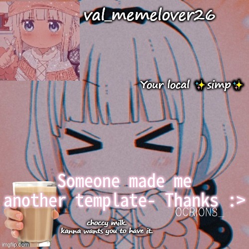 m o r e | Someone made me another template- Thanks :> | image tagged in val temp 12 | made w/ Imgflip meme maker