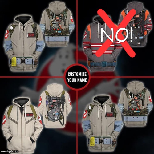 Not Ghostbusters | X; NO! | image tagged in ghostbusters | made w/ Imgflip meme maker