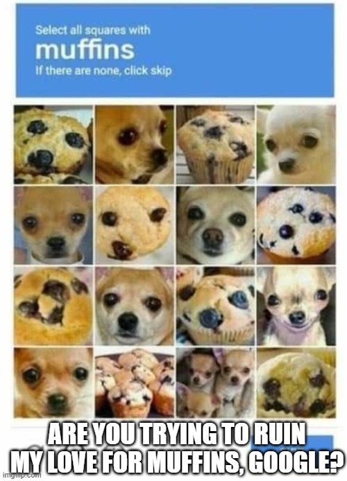 Are you kidding me?! | ARE YOU TRYING TO RUIN MY LOVE FOR MUFFINS, GOOGLE? | image tagged in are you kidding me,funny not funny | made w/ Imgflip meme maker
