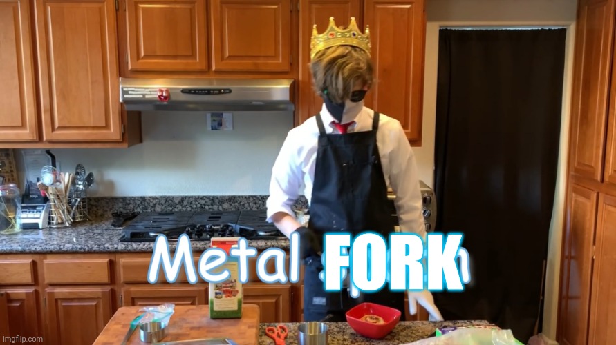 Metal Spoon | FORK | image tagged in metal spoon | made w/ Imgflip meme maker